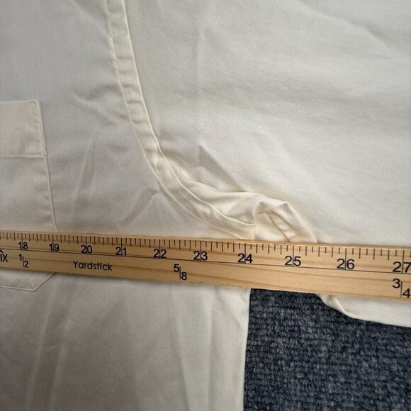 Eton Classic 17.5 Yellow Button Up Shirt Long Sleeve Men Cotton Sweden Designer - Picture 6 of 16